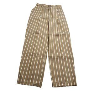 Vanderwilde Caluca Pinstripe Pants in Tan